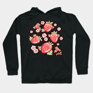 Strawberries and Blossoms Hoodie